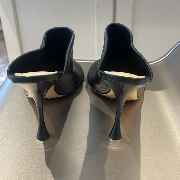 NIB BOTTEGA VENETA DOT SOCK COCKTAIL STRETCH LEATHER 3.5” HEEL MULES. 39/8.5 - Picture 4 of 8
